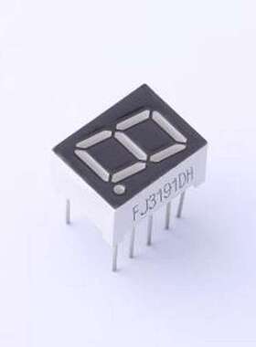 FJ3191DH LED数码管 1位0.39英寸共阳红光 数码管 插件