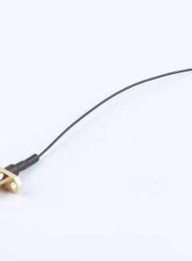 KH-FL2SMAK-IPEX3-RG0.81-B90 射频连接线 双孔法兰SMA母头转三代