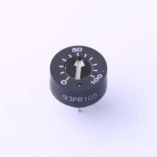 93PR-1-105 可调电阻/电位器 1MΩ ±10% 插件