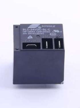 SLC-24VDC-SL-C 功率继电器 黑色 插件,27.6x32.2mm