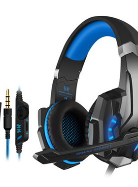 KOTION EACH/因卓 G9000头戴式护耳电脑游戏适用3.5+USB单孔耳麦