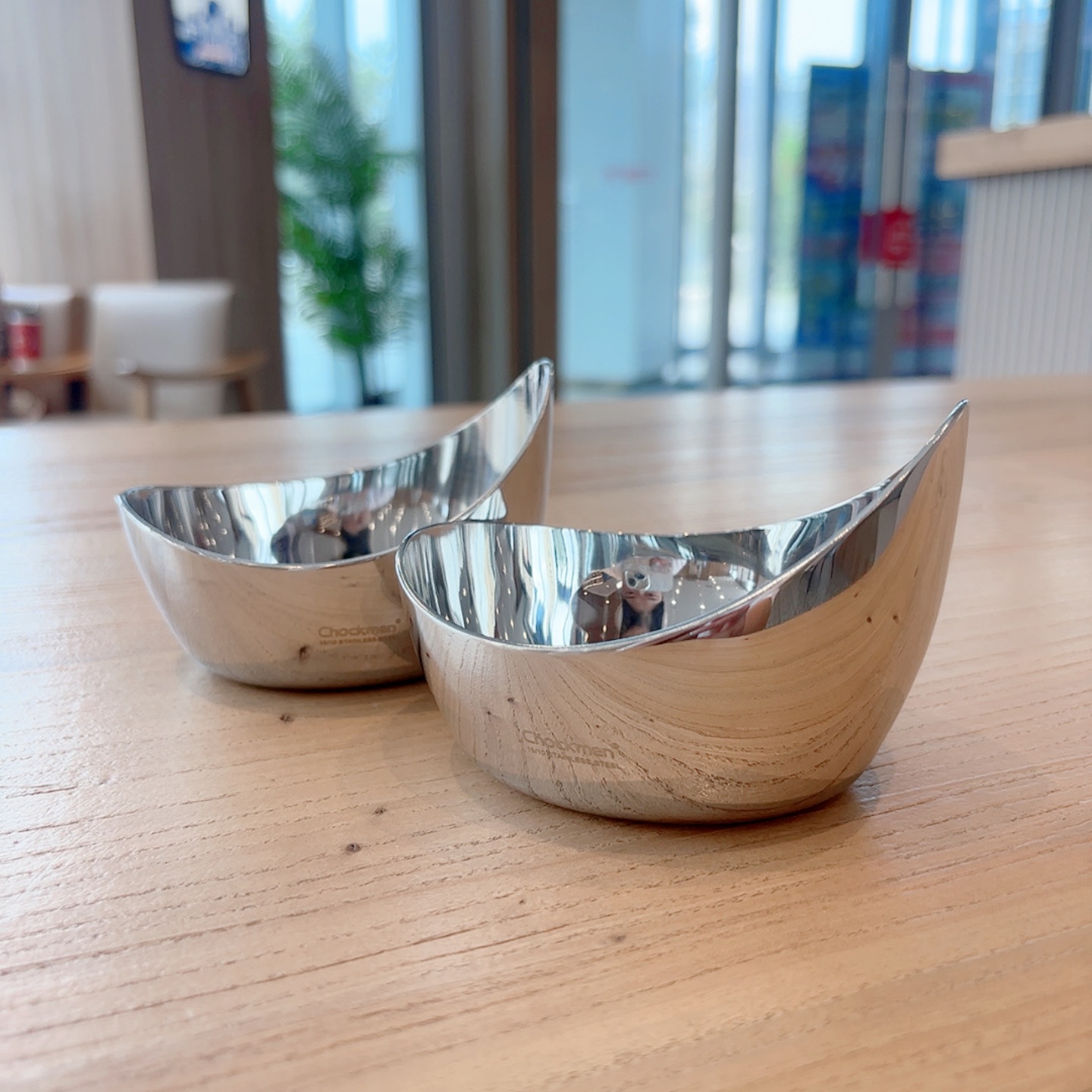 Chockmen18/10不锈钢元宝坚果碗