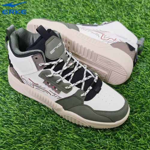 鸿星尔克休闲风滑板鞋