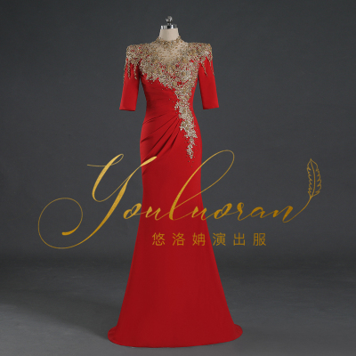 晚礼服美声独唱学生艺考民歌