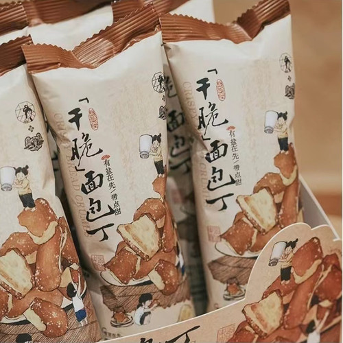 长沙茶颜悦色干脆面包丁非油炸