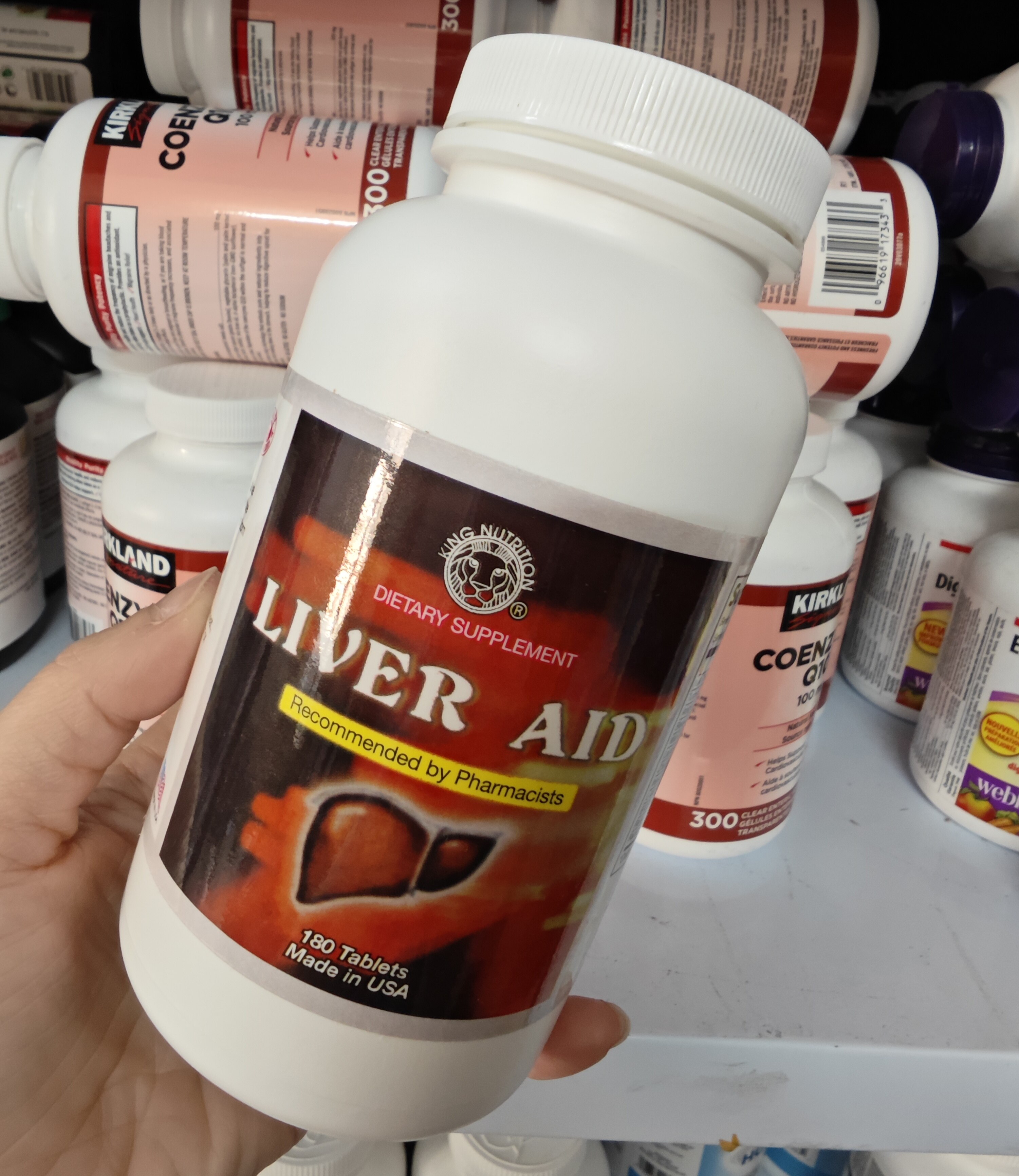 美国原装进口 新包装 三代肝宝LIVER AID 180粒