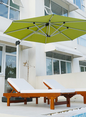 享晴 美国Sunbrella赛百纶面料户外太阳伞泳池遮阳伞室外伞庭院伞