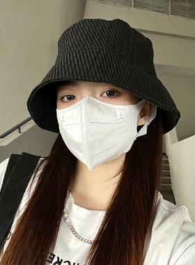 稀饭泥萌渔夫帽逛街遮脸男女春夏