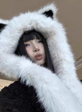 出游雷锋帽帽子女卡通可爱圆顶冬