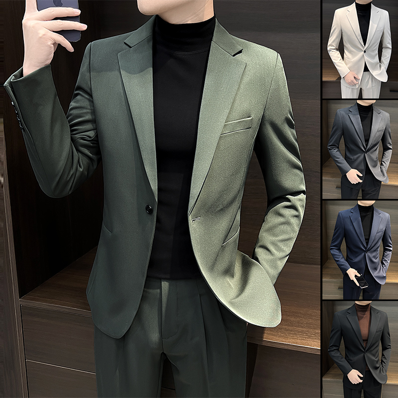 男士西装2025新款套装高级感正装新郎结婚礼服秋冬款休闲西1115h