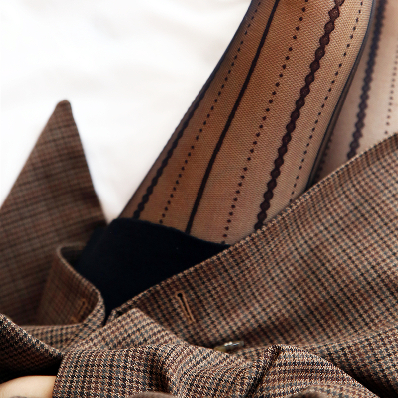 性感优雅立体竖条花纹蕾丝