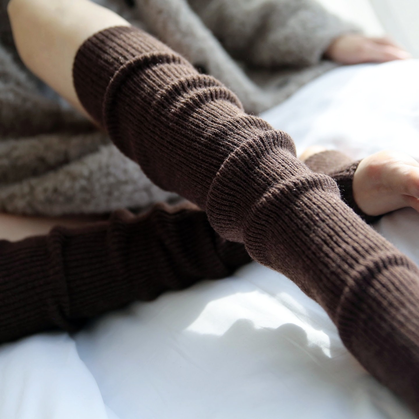 简约羊毛纯色堆堆针织袜套女冬季过膝长筒袜保暖加厚护腿套瑜伽袜,女士内衣/男士内衣/家居服,长筒袜,淘宝优惠券,粉丝福利购,淘宝优惠卷