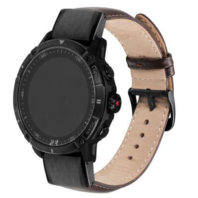 适用garmin佳明本能3真皮表带