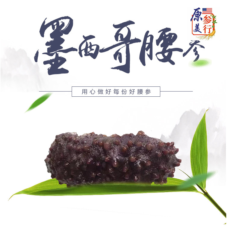 美国进口淡干A级野生海参干货南美深海腰刺参墨西哥大号鲍鱼 包邮