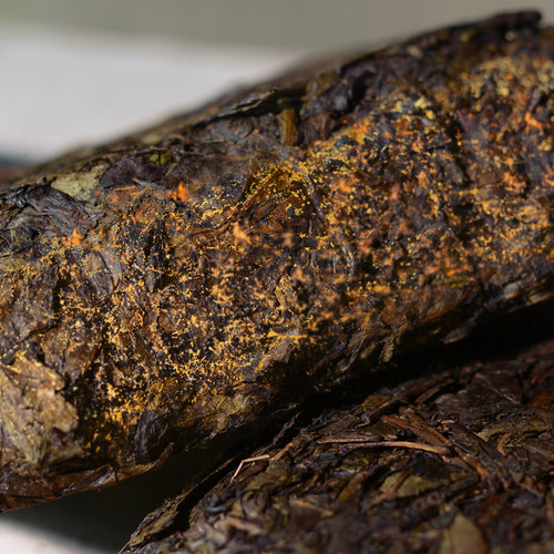 黑茶湖南安化安化黑茶茯砖茶正宗金花茯砖茶叶1000g陈年安华包邮