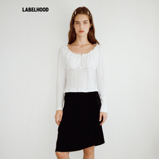 Papi 女装 lav EDUCATED好学生上衣2025秋冬新款 T恤 蕾虎WELL