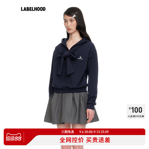 SHUSHUTONG系带蝴蝶结卫衣