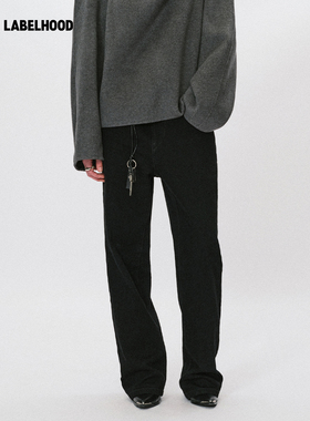 【Liegee】蕾虎BLACK TAPER 锥形牛仔裤2025秋冬新款女装裤子