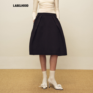 假日系列时尚 蕾虎2025冬季 郁金香半裙复古半身裙女 MARCHEN