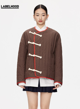 【SALE】【THE LAWN×LABELHOOD】蕾虎秋冬中式工装棉夹克外套女