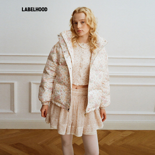 【Papi Lav】蕾虎潮流LUNA碎花羽绒服2026早春新款女装上衣