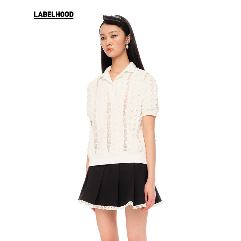 【SALE】【SHUSHUTONG】蕾虎时尚气质通勤休闲简约POLO衫短袖上衣,女装/女士精品,POLO衫,淘宝优惠券,粉丝福利购,淘宝优惠卷