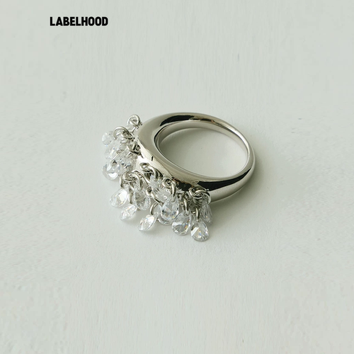 LELALES桑丘满圈白钻戒指