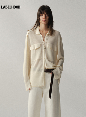 【Liegee】蕾虎Mondsalon沙龙纸纱针织衬衫2026早春新款女装上衣