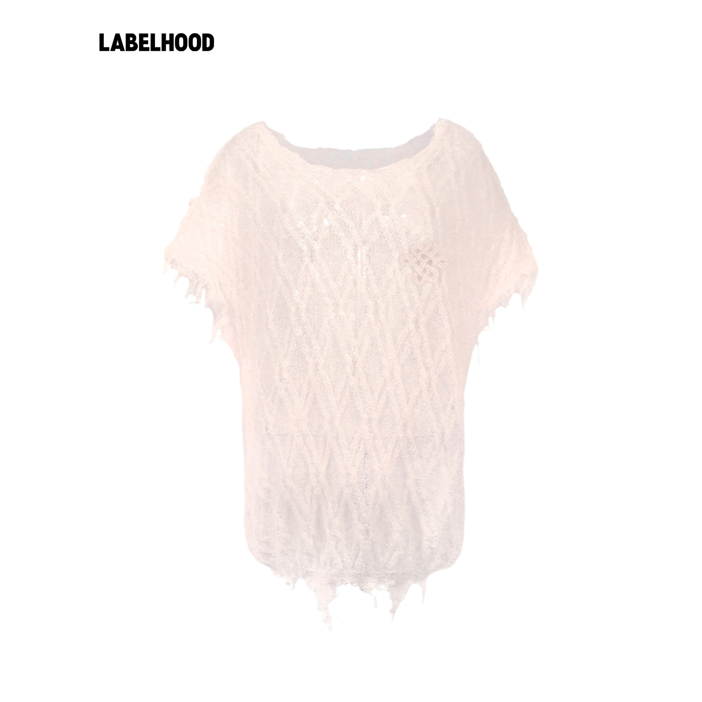 NANKNITS立体绞花马海毛罩衫