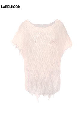 【NAN KNITS】蕾虎立体绞花马海毛罩衫2026早春新款女装上衣