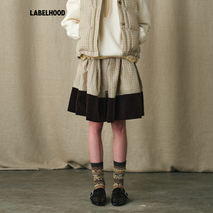 【MARCHEN】蕾虎简约休闲百搭设计师秋冬天空岛半裙半身裙女