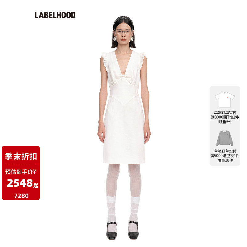 【SALE】【SHUSHU TONG】蕾虎时尚花边小飞袖连衣裙女装裙子,女装/女士精品,连衣裙,淘宝优惠券,粉丝福利购,淘宝优惠卷