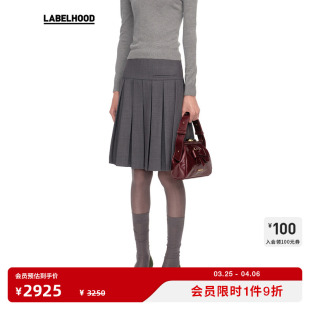 百搭A字百褶半裙春夏流行女装 蕾虎时尚 裙子 SHUSHUTONG