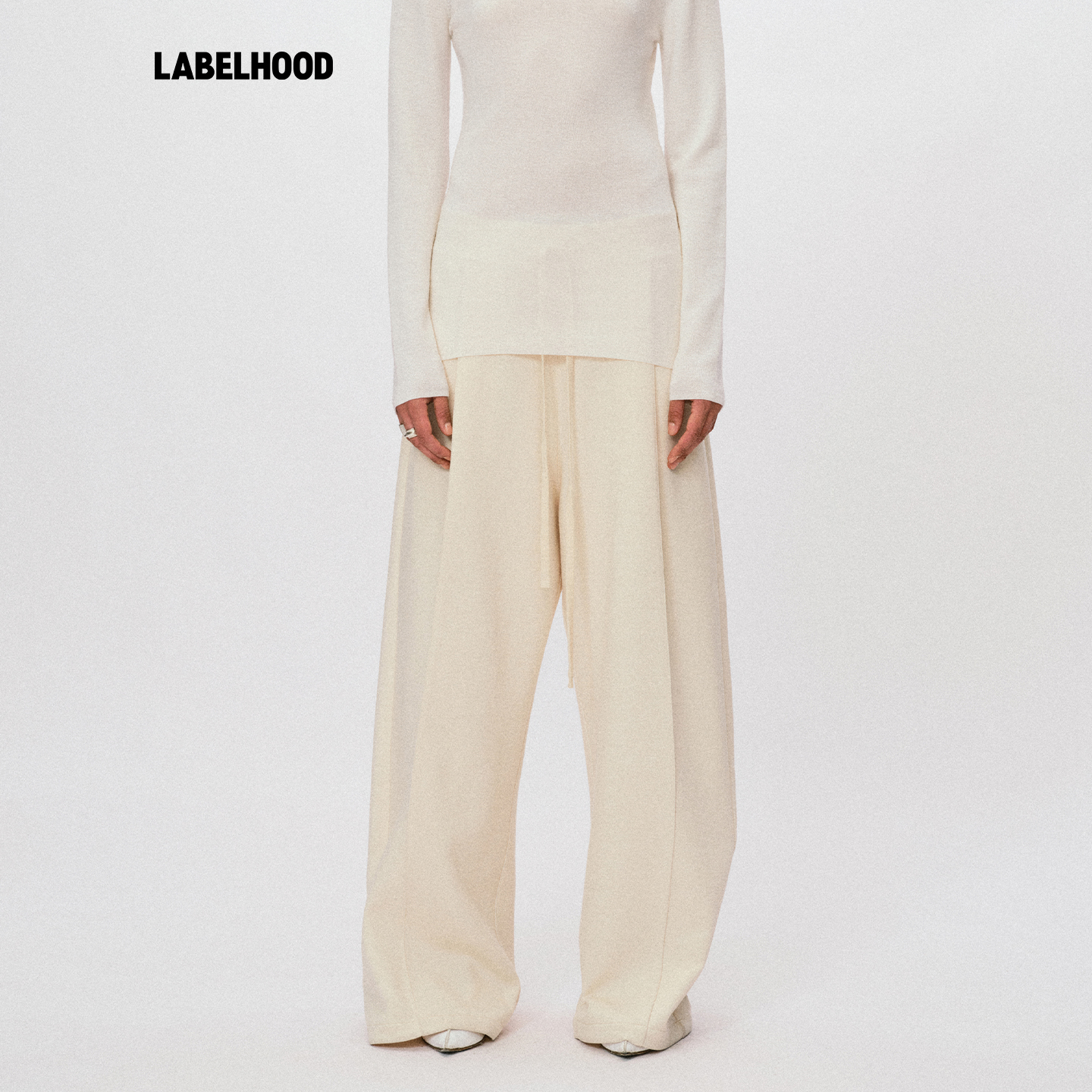 Liegee宽松打褶卫裤