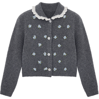 SHUSHUTONG绣花针织长袖