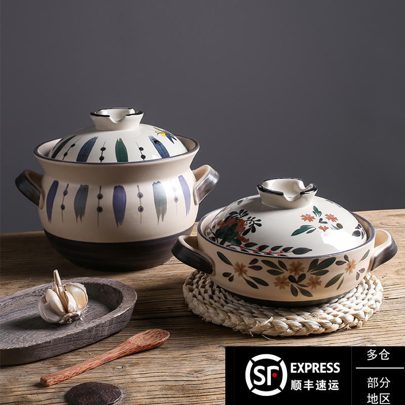 砂锅家用煤气耐高温陶土日式