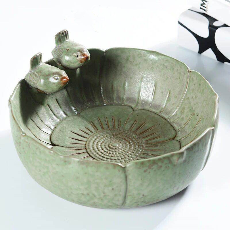 水培花盆水仙无孔金钱陶瓷创意碗莲睡莲一叶莲铜钱草水培特价清仓