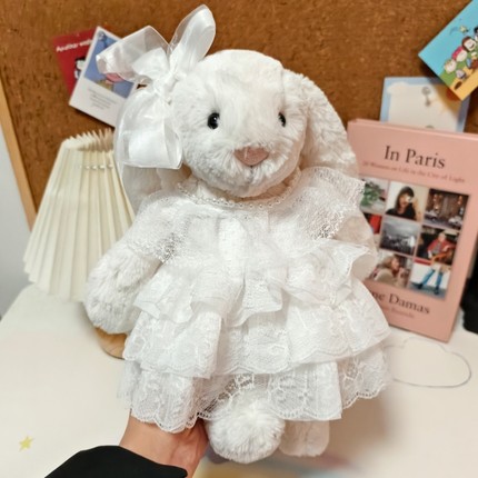 适用于Jellycat中号31cmmedium23cm害羞邦尼兔子娃衣服裙子