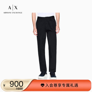 男cleanfit纯棉宽松直筒休闲长裤 阿玛尼秋冬新款 EXCHANGE ARMANI