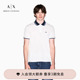 EXCHANGE Polo衫 阿玛尼26年春夏新款 纯棉撞色翻领短袖 男士 ARMANI