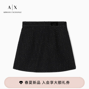 女士短款 阿玛尼26年春夏新款 A字贴袋半身裙官方 EXCHANGE ARMANI