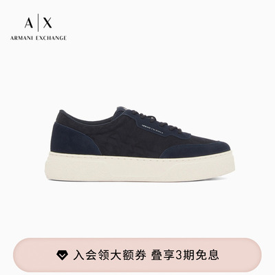 AX/阿玛尼男士厚底板鞋运动鞋