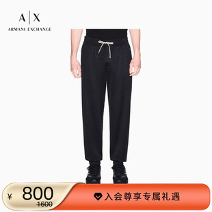 EXCHANGE 长裤 阿玛尼冬季 男宽松休闲运动重磅束脚卫裤 新款 ARMANI