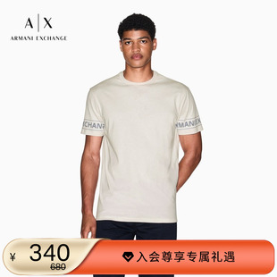 新年纯棉圆领短袖 ARMANI 男士 阿玛尼秋冬新款 薄T恤内搭 EXCHANGE
