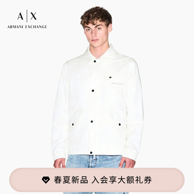 AX/阿玛尼男士翻领双层门襟夹克