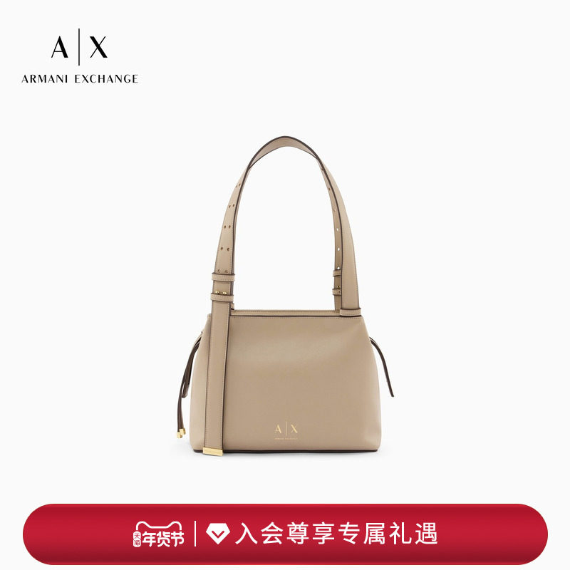 【新年礼物】ARMANI EXCHANGE/阿玛尼春季新款女士拉链单肩托特包,箱包皮具/热销女包/男包,通用款女包,淘宝优惠券,粉丝福利购,淘宝优惠卷