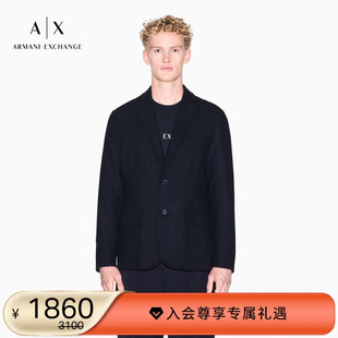 EXCHANGE 平驳领单排扣休闲西装 阿玛尼冬季 男士 外套 新款 ARMANI