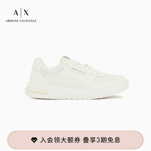 EXCHANGE 运动小白鞋 阿玛尼春夏新款 低帮穿孔休闲时尚 男士 ARMANI