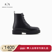 阿玛尼秋冬女士厚底户外商务靴子 EXCHANGE 情人节礼物 ARMANI