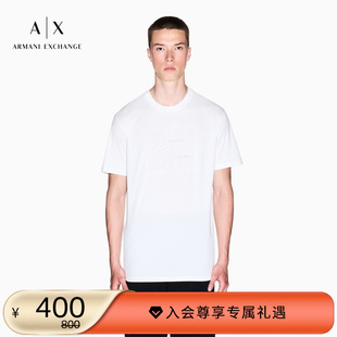 男纯棉圆领短袖 阿玛尼秋冬新款 纯色T恤上衣内搭 EXCHANGE ARMANI